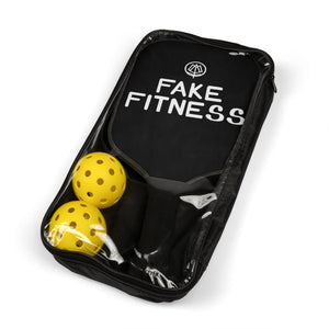 Fake Fitness Pickleball Kit - Black