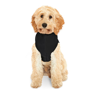 Back Outside Pet Hoodie - Black