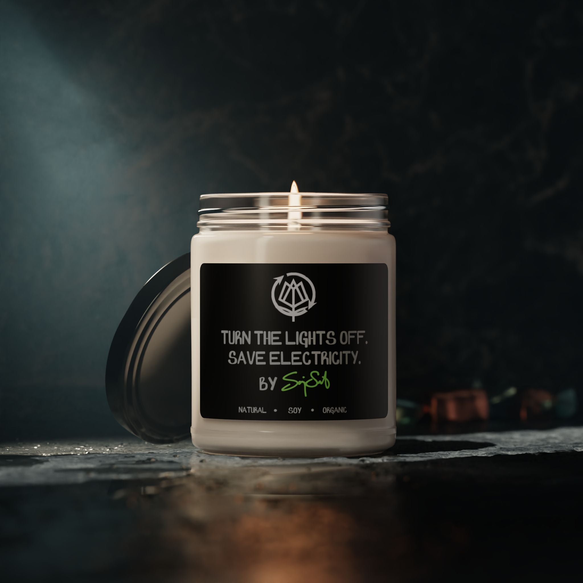 Turn the Lights Off Soy Candle, 9oz