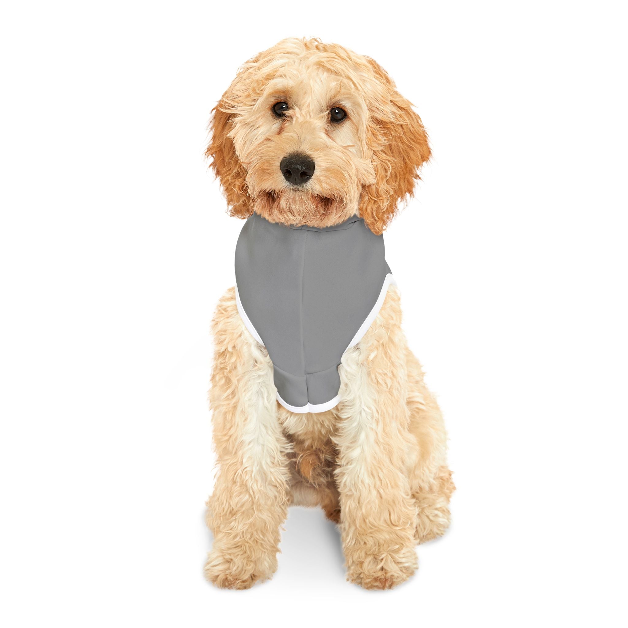 Back Outside Pet Hoodie - Grey