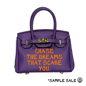 Boo Purple Handbag - SAMPLE