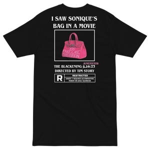 I Saw Sonique's Bag Tee - Black
