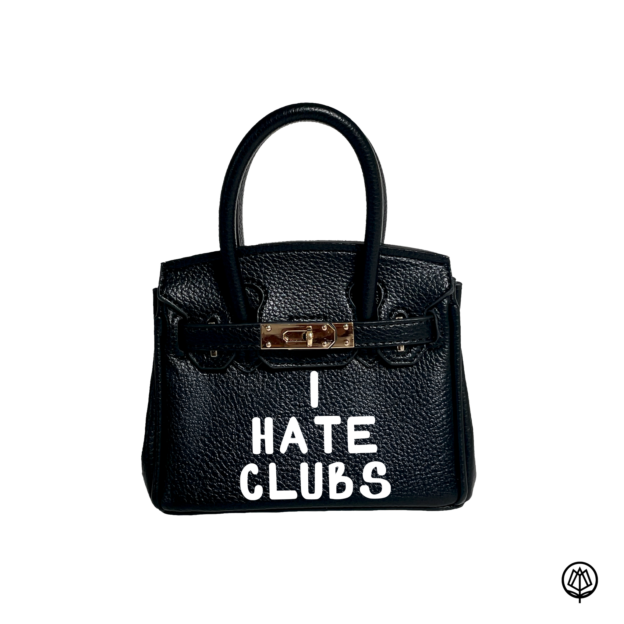 Choose A Saying Black Handbag