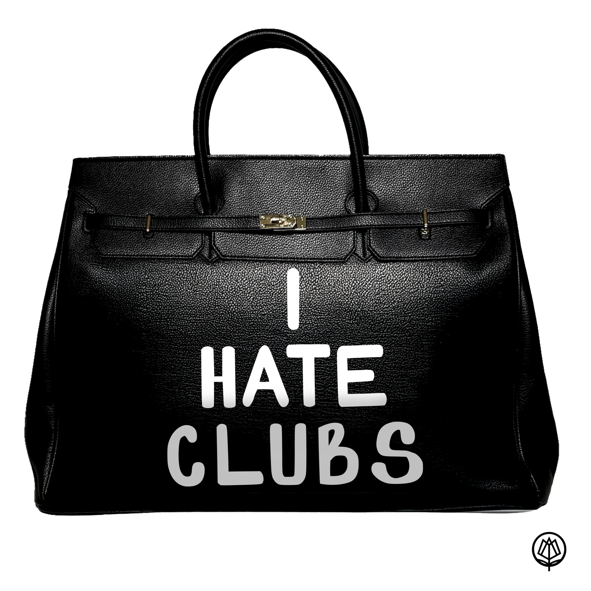 Choose A Saying Black Handbag