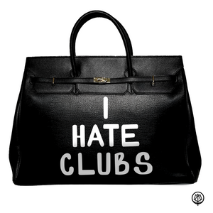 Choose A Saying Black Handbag
