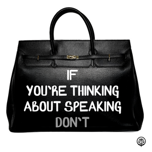 Silent Treatment Handbag
