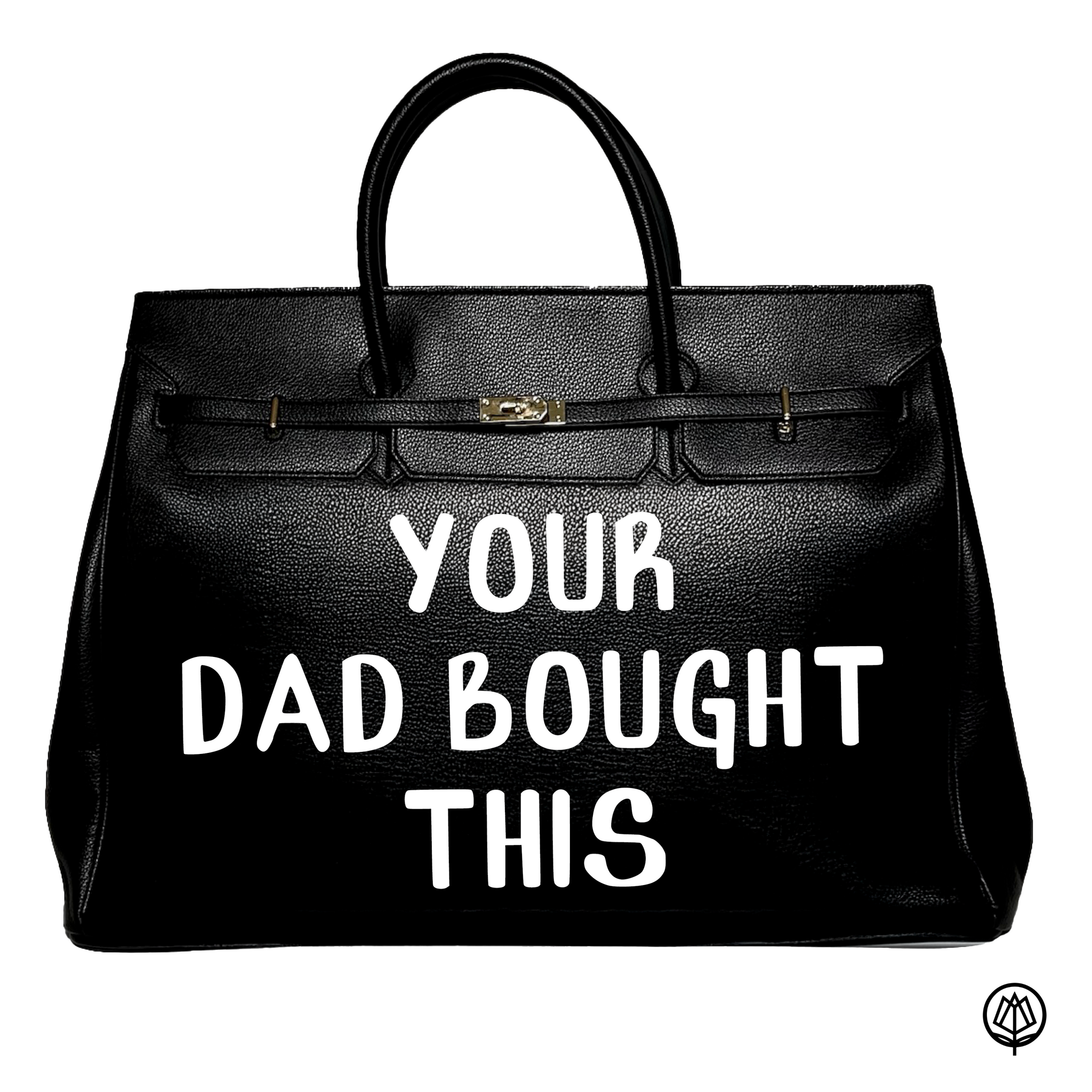 Choose A Saying Black Handbag