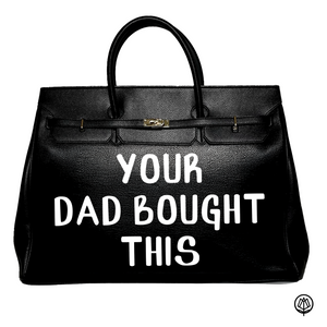 Choose A Saying Black Handbag