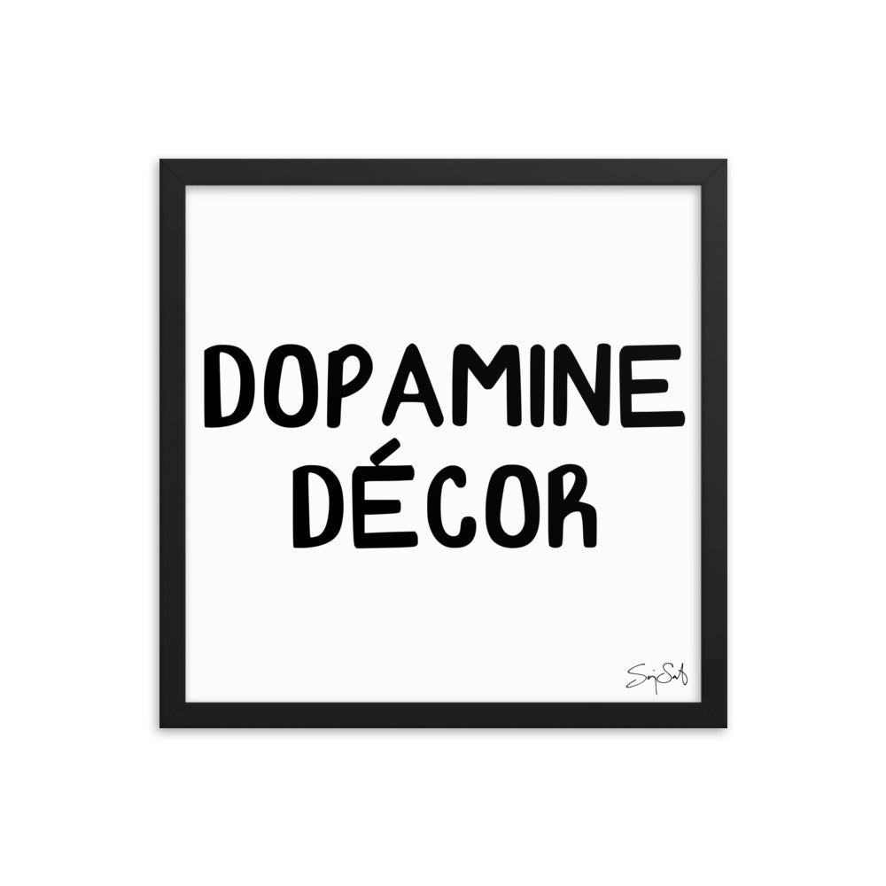 Dopamine Décor Framed Wall Art