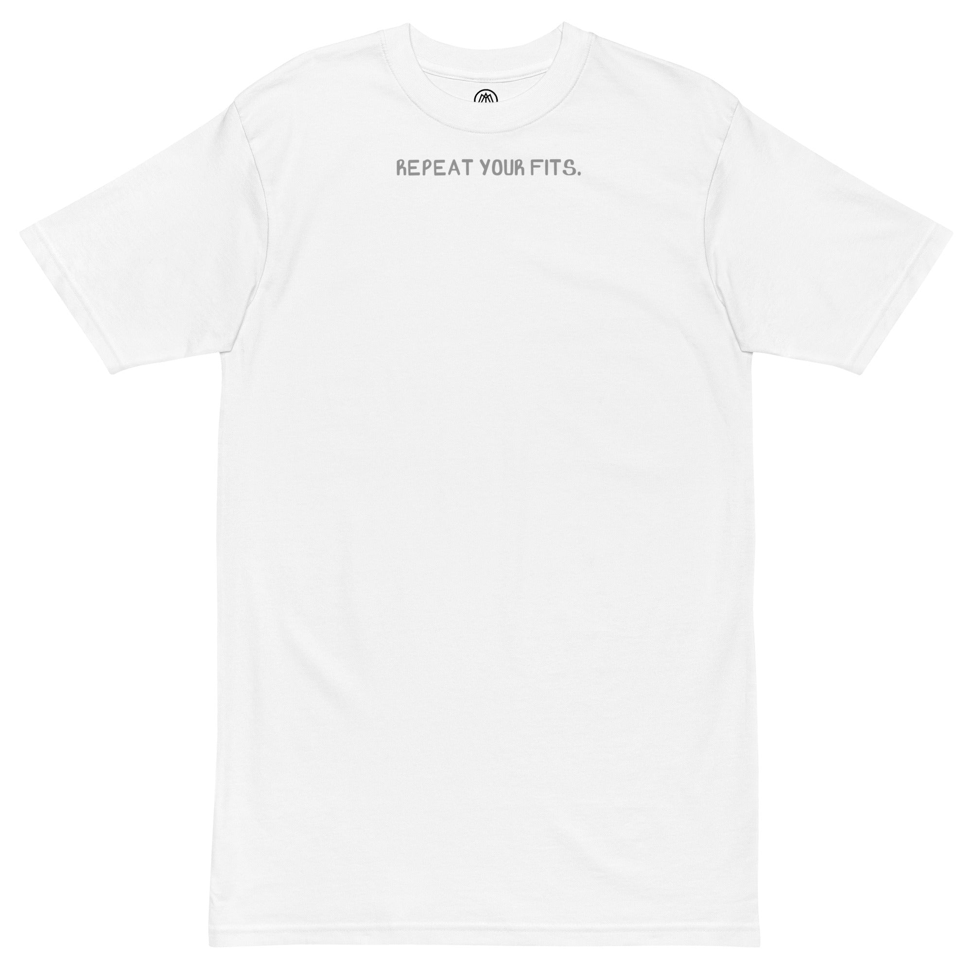 Repeat Your Fits Tee - White