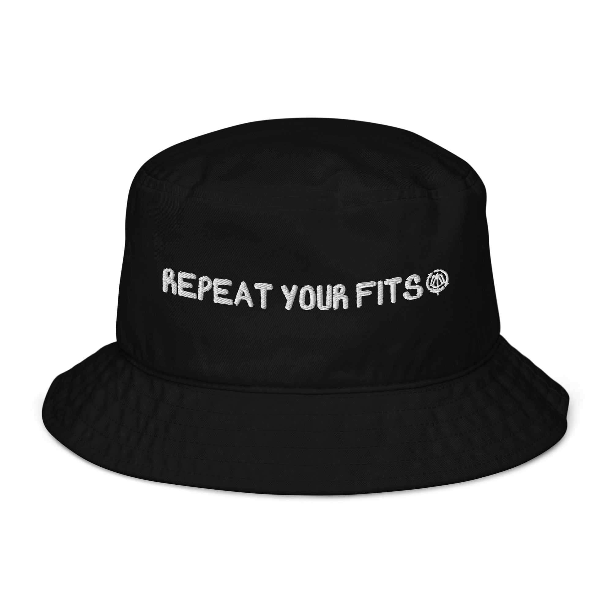 Repeat Your Fits Organic Bucket Hat - Black