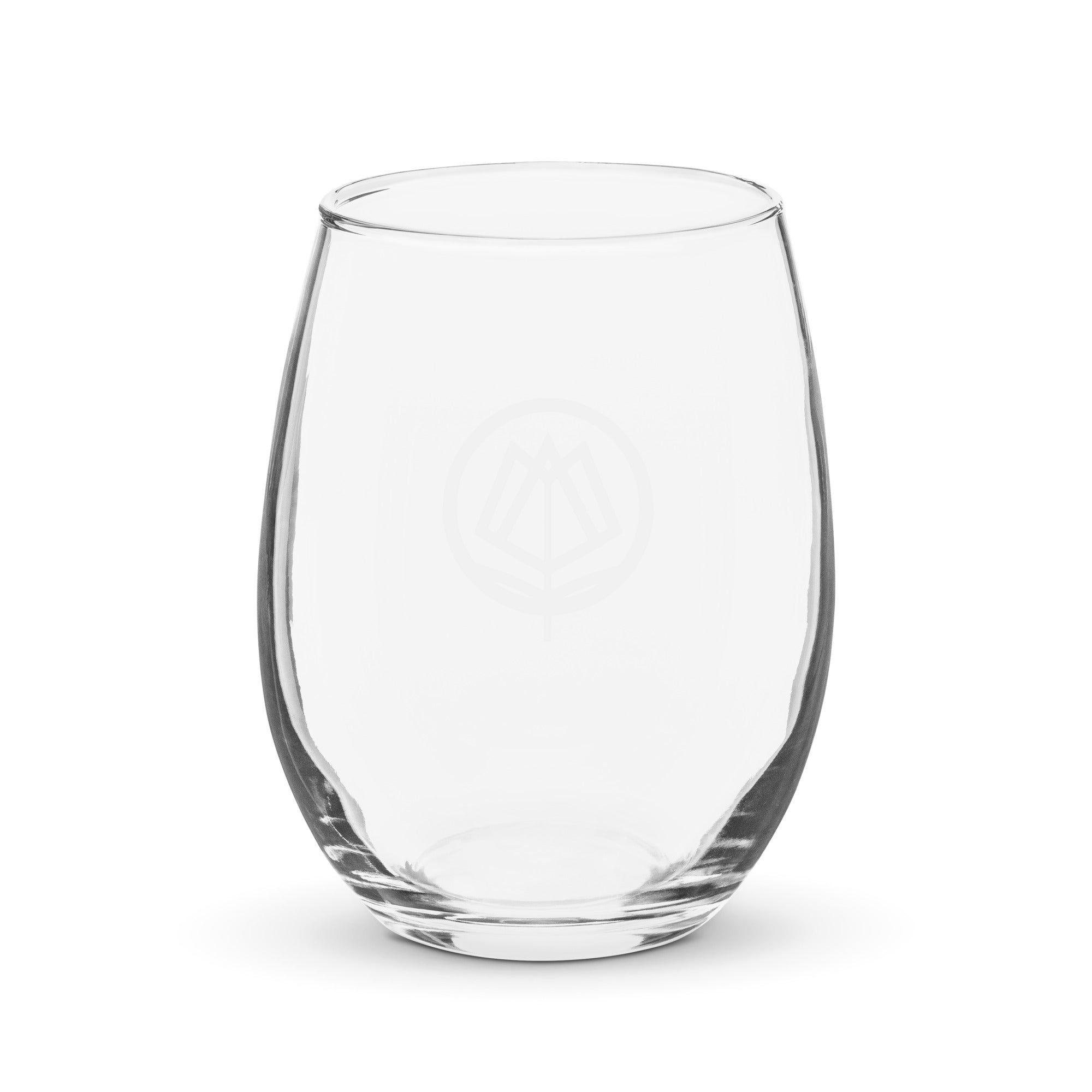 Yep, I',m A Mom Stemless Wine Glass - White